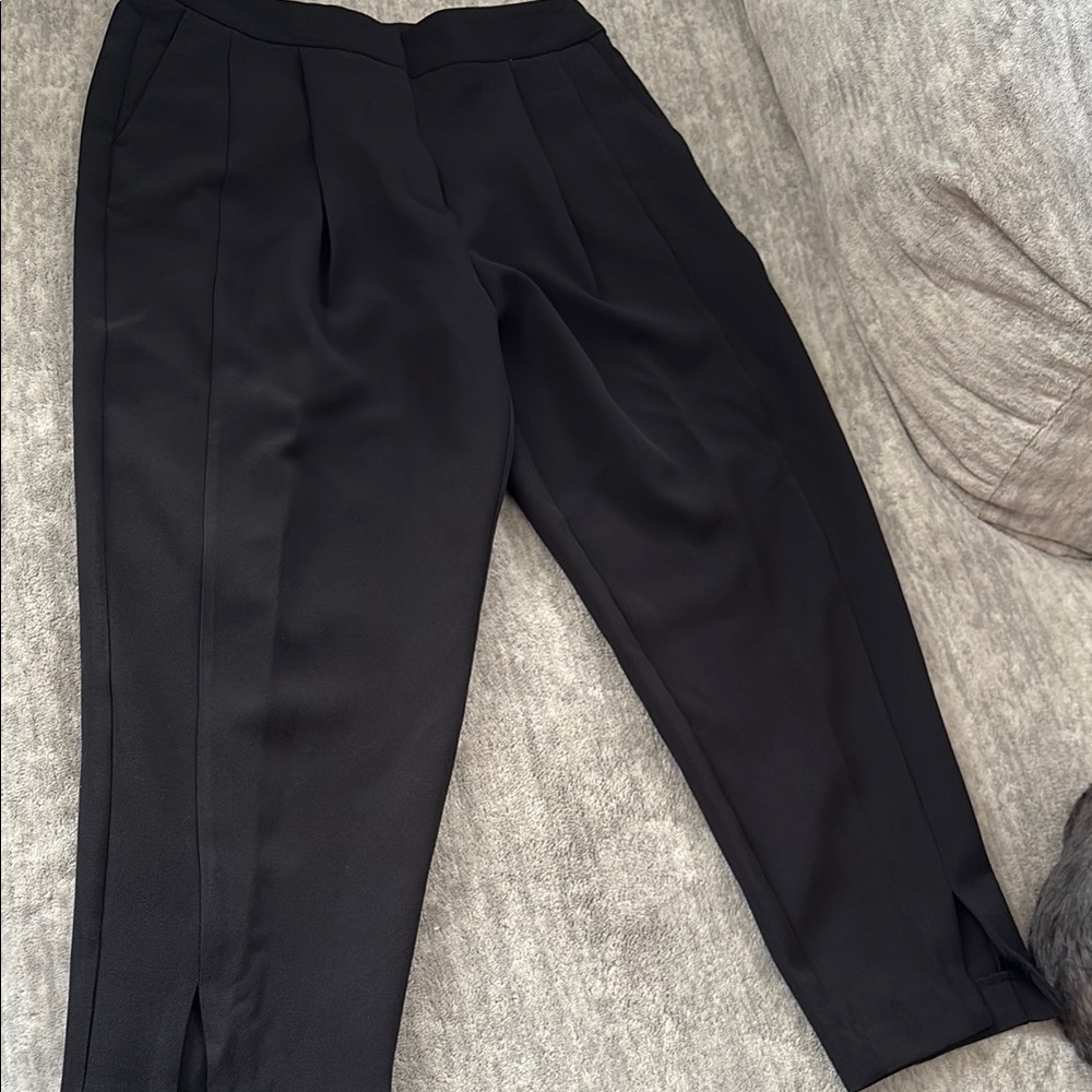Worthington Black Dress Pants Straight-Leg Timeless